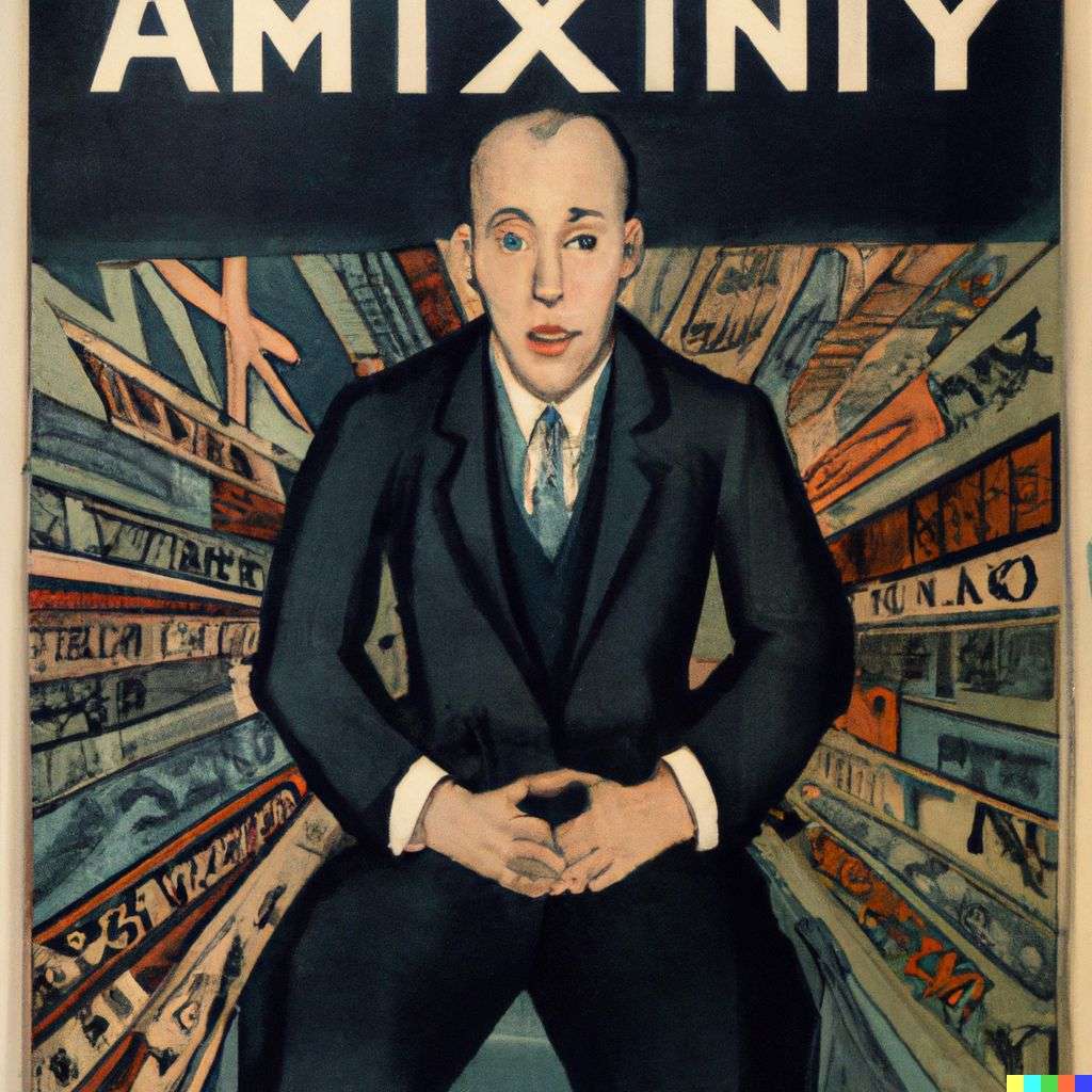 a representation of anxiety, front cover of Time magazine, 1930